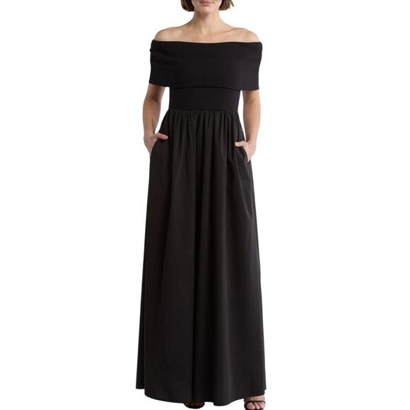 Monet Off-the-Shoulder Mixed Media Maxi Dress
Love By Design Sz - Picture 2 of 8